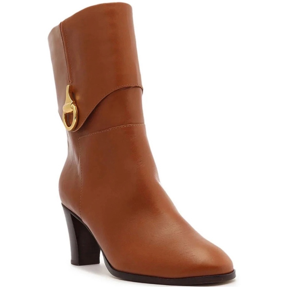 Sz. 10B Arezzo cowboy‎ inspired heel Boots New MSRP $160